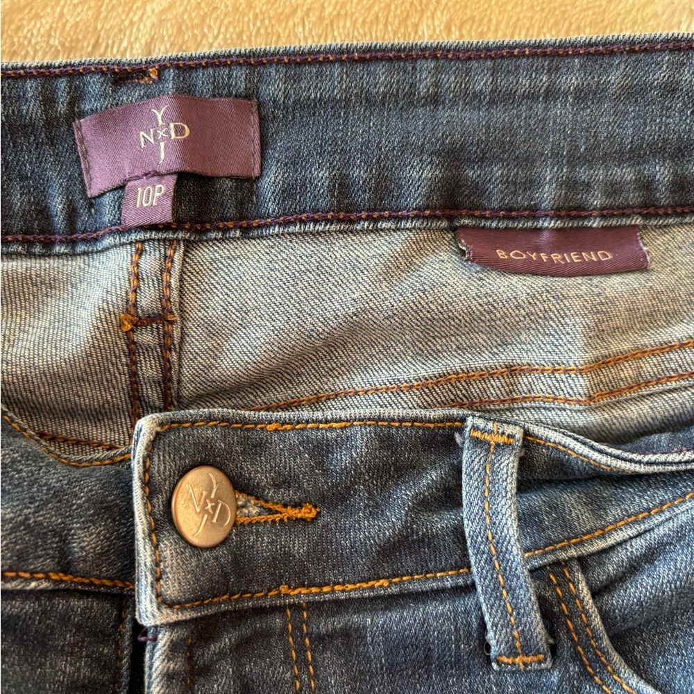 NYDJ blue boyfriend jeans - Picture 4 of 5